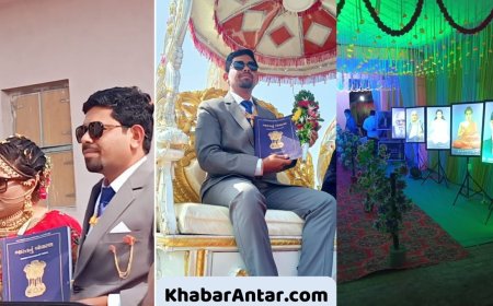 પરિવર્તનનો પવનઃ અમરેલીમાં વર-કન્યાએ બંધારણની સાક્ષીએ લગ્ન કર્યા!