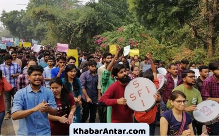 હવે JNU કેમ્પસમાં ધરણા-વિરોધ પ્રદર્શન કરવા પર રૂ. 20 હજારનો દંડ થશે