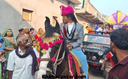 જાતિવાદીઓને જવાબઃ ભાવનગરના જાળીયામાં પિતાએ દીકરીને ઘોડી પર બેસાડી ફુલેકું કાઢ્યું, ગામમાં 3 કલાક ફેરવી