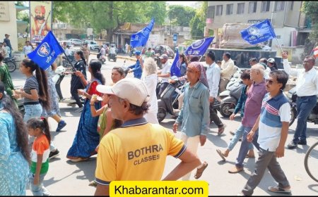 દાણીલીમડા, બહેરામપુરા, મજૂરગામના સંગઠનોએ બહુજન એકતા રેલી યોજી