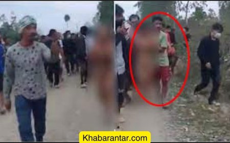 મણિપુરમાં પોલીસે જ બંને મહિલાઓને ટોળાને હવાલે કરી હતી