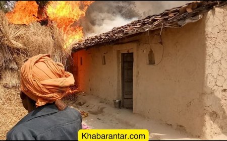 જમીન પર ગેરકાયદે કબ્જાની ફરિયાદ કરી તો દલિતનું ઘર સળગાવી દીધું