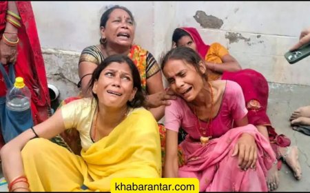 યુપીના હાથરસમાં સત્સંગમાં ભાગદોડ થતા ૧૨૦થી વધુના મોત