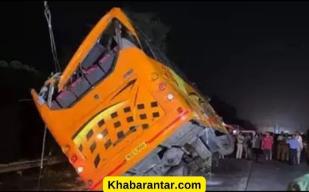 પંઢરપુર દર્શને જતી બસનો અકસ્માત: 5નાં મોત, 42 લોકો ઘાયલ