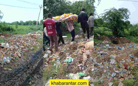 વીરમગામના કુમરખાણમાં દલિત વૃદ્ધની અંતિમવિધિ ગંદકી વચ્ચે કરવી પડી