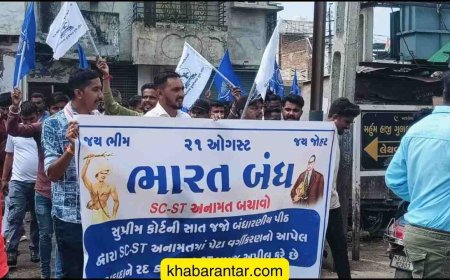 સાબરકાંઠાના ઈડર, વડાલી, વિજયનગર સહિતના શહેરો સંપૂર્ણ બંધ રહ્યાં