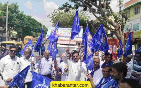 અમદાવાદ થી સેંકડો ભીમયોદ્ધા અનામત બચાવવા નીકળી પડ્યાં છે...