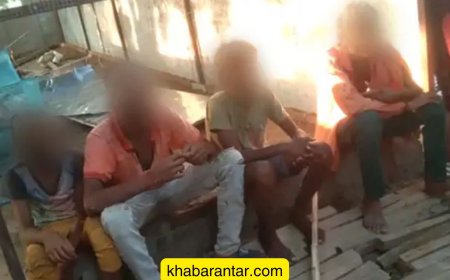 3 દલિત બાળકોનું માથું મુંડ્યું, મોં કાળું કરી માથે 'ચોર' લખીને ગામમાં ફેરવ્યા