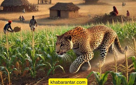 આદિવાસીઓને જંગલમાંથી ખદેડવા ત્યાં દીપડો છોડી દેવાયો?