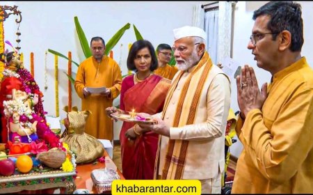 ગણપતિ પૂજા પર PM મારા ઘરે આવે એમાં કંઈ ખોટું નથી: ડી.વાય. ચંદ્રચૂડ