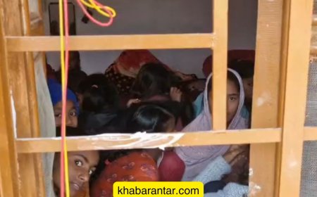 80 દલિત બાળકીઓને મુખ્યમંત્રીની મુલાકાતના કારણે રૂમમાં બંધ કરી દીધી